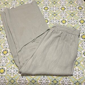HALARA Light green twill pants NWOT